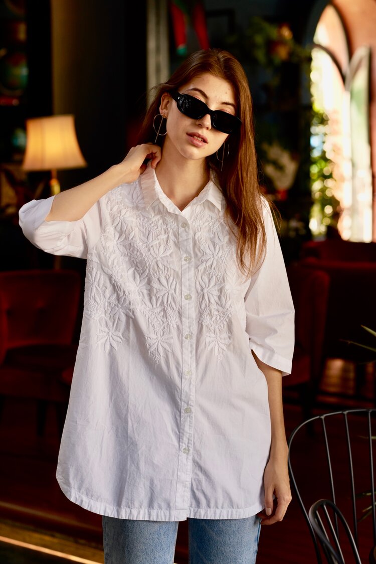 Anjara Embroidered Shirt